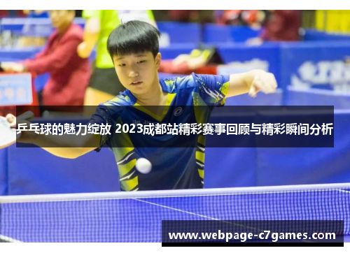 乒乓球的魅力绽放 2023成都站精彩赛事回顾与精彩瞬间分析